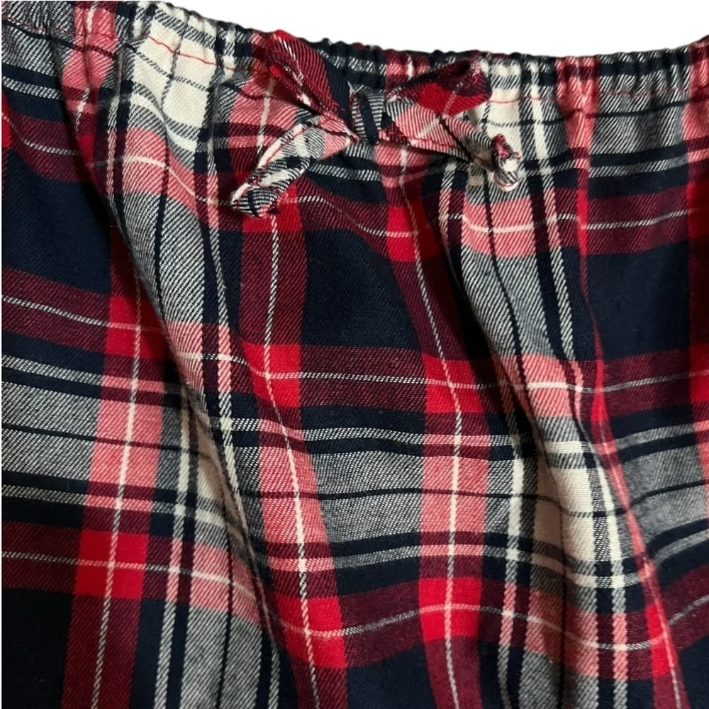 The Children's Place girls Plaid Twill Tiered Short Sleeve Dress Size XL (14) - Picture 3 of 6